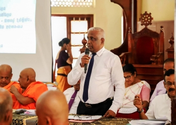 Progress Review Meeting on Rajya Vesak Festival at Sri Dharmaraja Temple, Vihara Road, Matale !